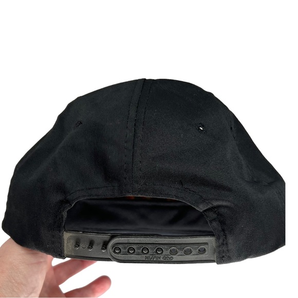 NYPD Vintage 1990s Strapback Black Hat Cap Adjustable - Picture 6 of 10